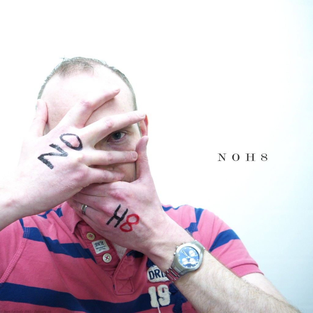 Andy 2 - NoH8 Photography Project. Photo by Matt Leebody and is copyright.