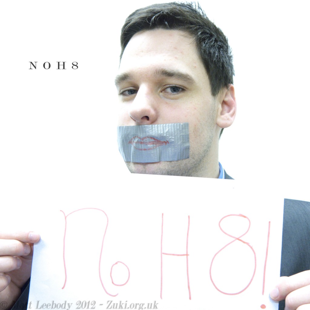 James - NoH8 Photography Project. Photo by Matt Leebody and is copyright.