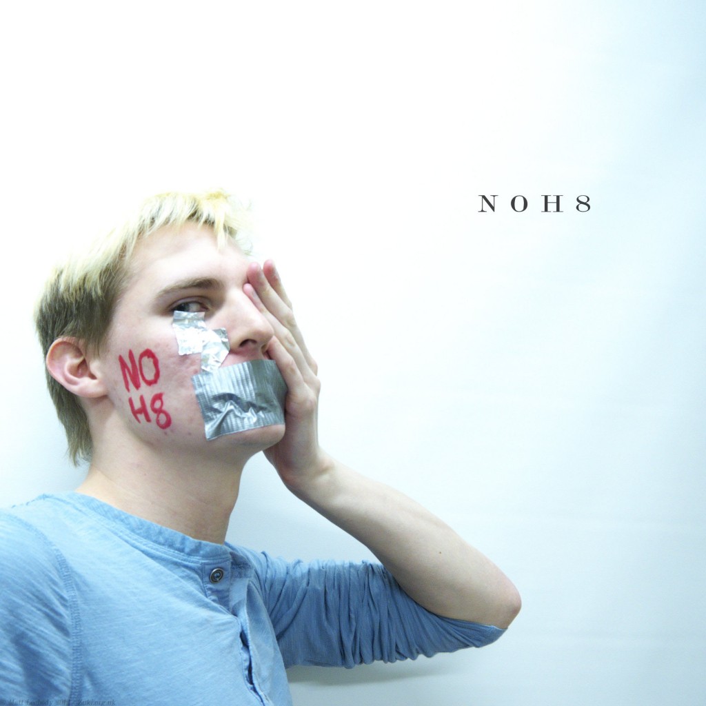 Jonny 1 - NoH8 Photography Project. Photo by Matt Leebody and is copyright.