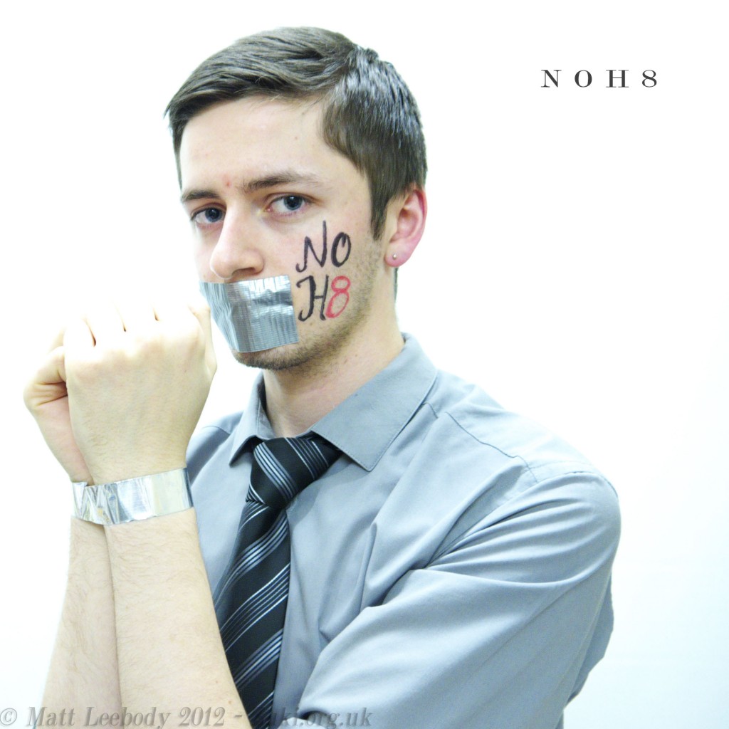 Lee 1 - NoH8 Photography Project. Photo by Matt Leebody and is copyright.