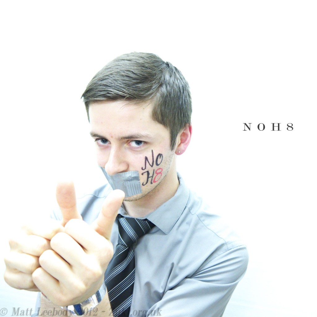 Lee 2 - NoH8 Photography Project. Photo by Matt Leebody and is copyright.