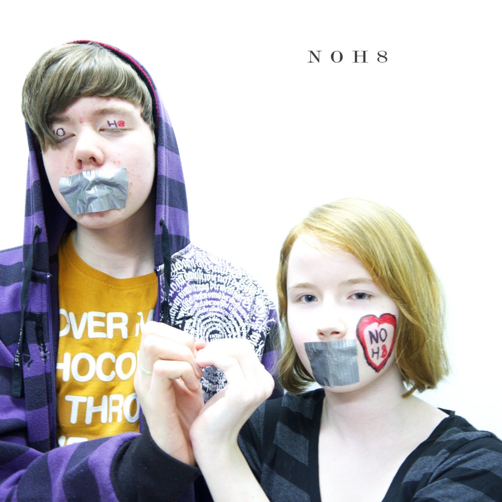 Ryan & Lauren - NoH8 Photography Project. Photo by Matt Leebody and is copyright.